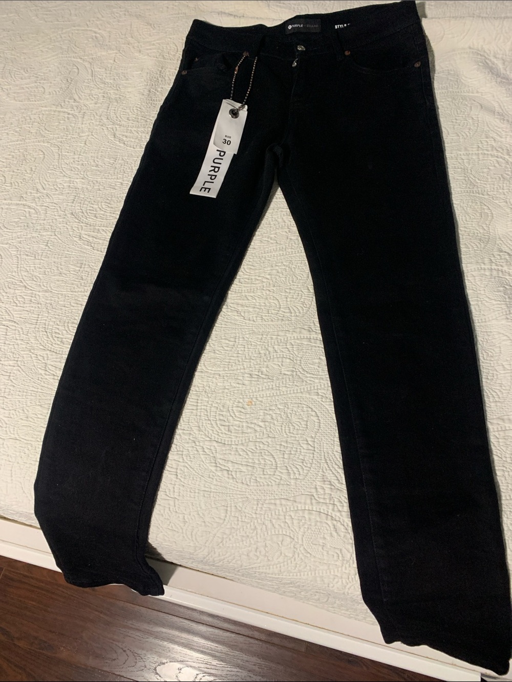 Purple Brand Men’s Skinny Jeans in Black - Slim Fit